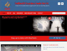 Tablet Screenshot of biocheckinfo.com